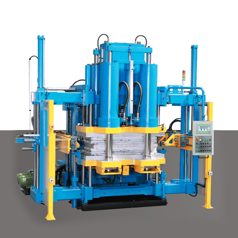 Joint-free rubber track molding machine